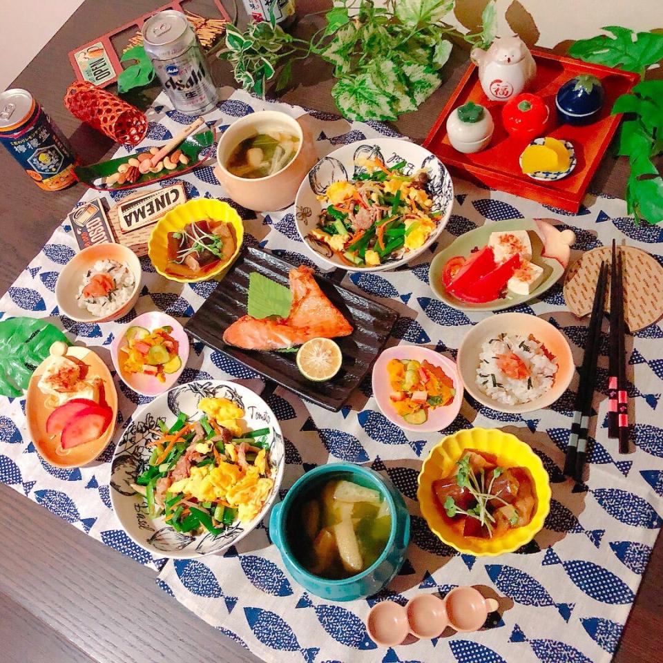 【連休明け🙋‍♀️通常モードの夕飯】